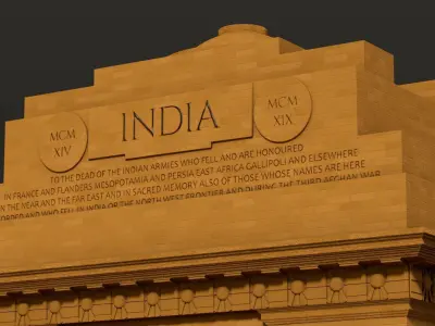 India Gate 3D model