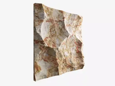 65-RockPanel marble wall art 3D model