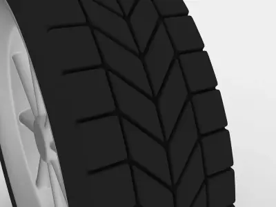 Car Tire 3D model 15