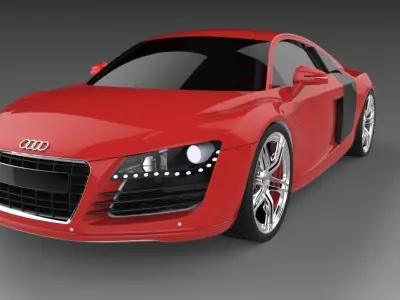 Audi R8 3D model