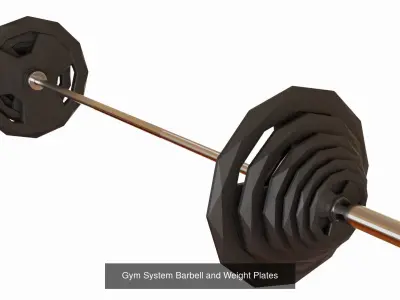Gym System 3D Model Pack