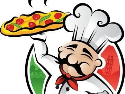 3D Low poly CARTOON lovely Pizza truck Low-poly 3D model