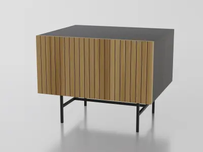End Table 3D model