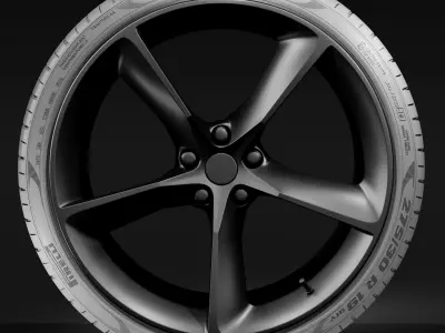 Pirelli P Zero Tire High detailed 3D model