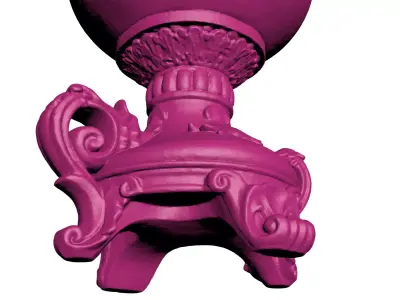 Ornate Floral Vase 2 3D print model