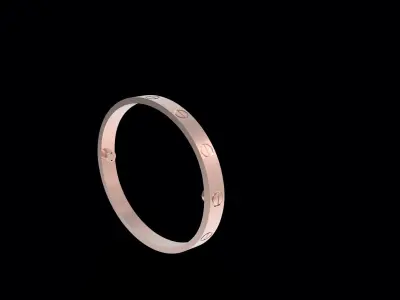 Screw Bracelet 170mm 3D print model