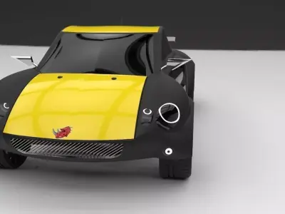 car rhino classic Free 3D model