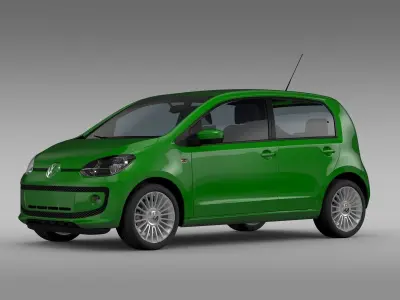 VW Eco UP 5 door 2013 3D model