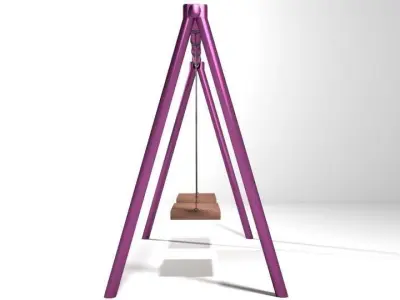 Playground Element - Swing 3D model