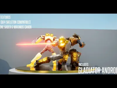 Full Metal Mega Pack - Unreal Project Bundle Low-poly 3D model