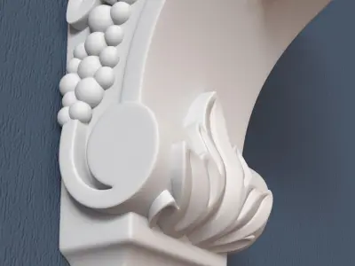 Decorative Corbel 3D model 9