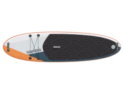 Stand Up Paddle Board 3D model