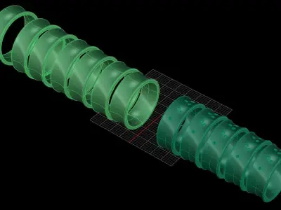 Wedding rings 022 3D print model