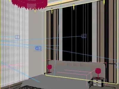 Luxury Bedroom 3D model