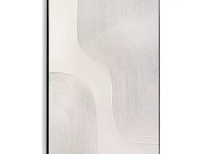 Plaster Two Photo Frame 538 Low-poly 3D model