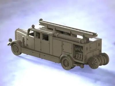  fire engine 3D print model