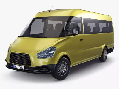 Generic Passenger Van M 1 3D model