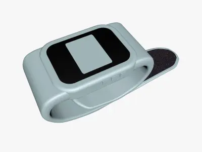 Electronic Wristwatch 3D model