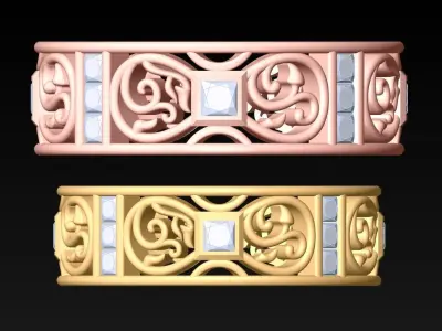 Wedding Rings - N115338 3D print model