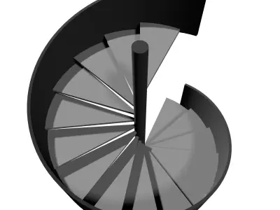 Spiral stair 2023-0007 3D model