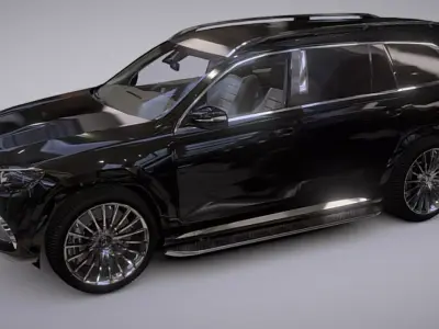 Mersedes- Benz Maybach GLS 600 Low-poly 3D model