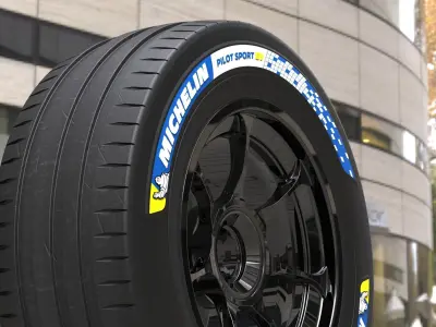 Michelin Pilot Sport EV Formula E 2022 3D model