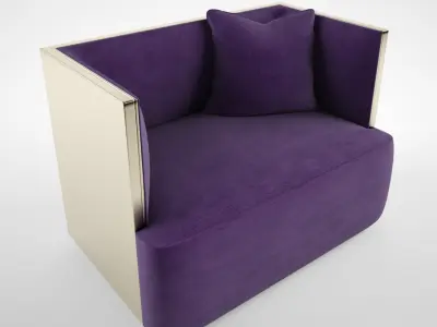 Promemoria Boccaccio armchair 3D model