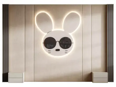 Kids-wall-panel-01 3D model