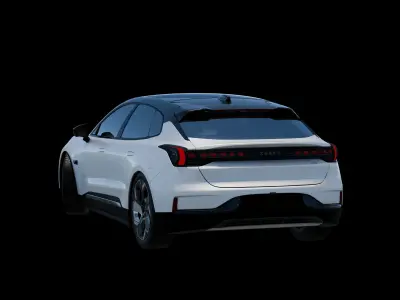 Zeekr Low-poly 3D model