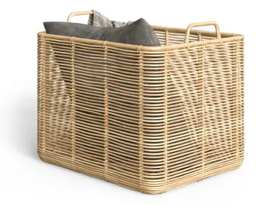 Vivi vincent sheppard rattan basket 3D model