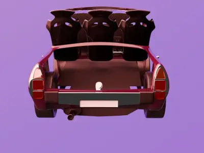 Vintage car Free 3D model buy
