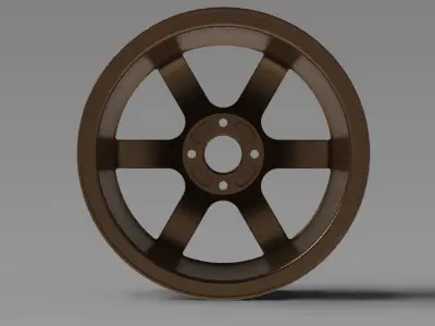 RAYS Volk TE37 3D print model