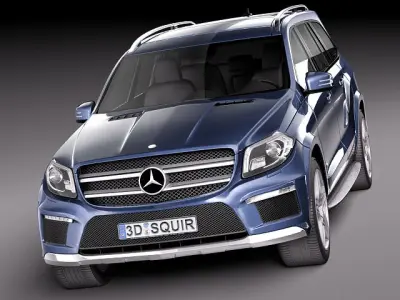 Mercedes-Benz GL-Class 2013 3D model