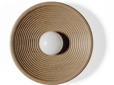 Circle Wall Lamp 3D model