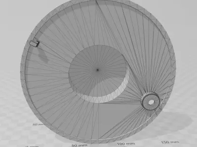 BBS Wheel Center Cap 3D print model