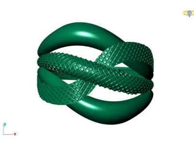 Women Plain Ring STL Models Womens Ring 3dmodels 3D print model 3D print model 32