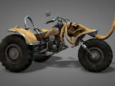 Skull Bike 3W 3D model