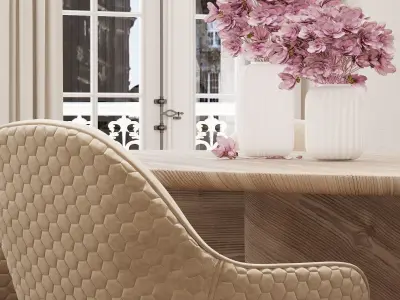 3D  CLASIC DINNING ROOM  3D model