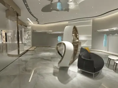 Clothing Shop 5 3D model