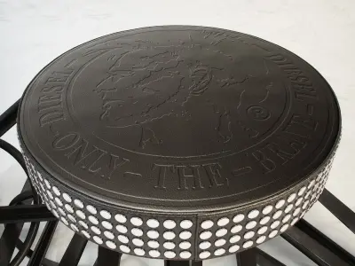 DIESEL Bar Stud stool by Moroso 3D model