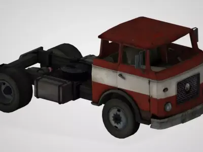 Vehicle - Truck 08 Low-poly 3D model