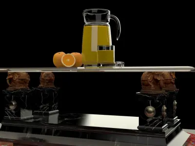 Chinese coffee table  3D model