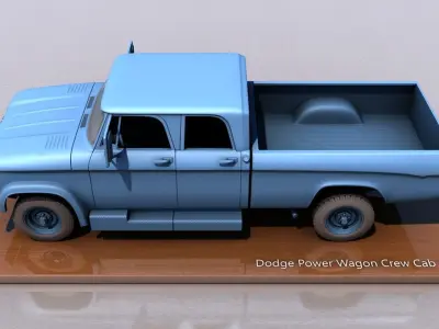 Dodge Power Wagon D700 Pickup 3D print model