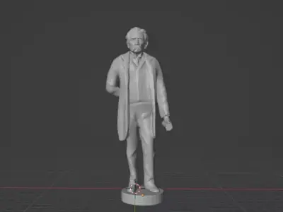 Carl Benz 3D print model