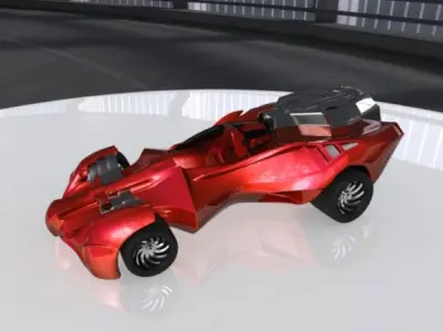 Concept Car 3D model 11