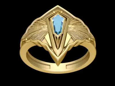 Eye of providence ring 3D print model