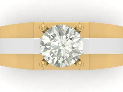 Engagement Ring Free 3D print model 17