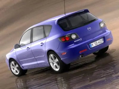 Mazda 3 hatchback 2004 3D model