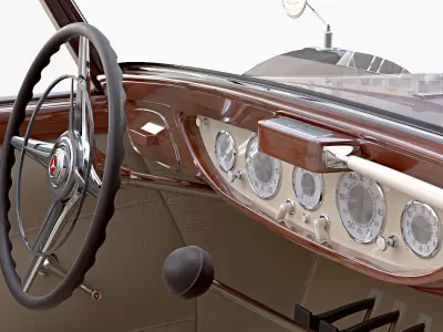 Mercedes Benz 540K 3D model