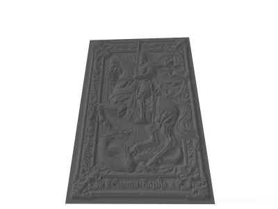 Ikona Sveti Djordje - Saint George icon 3D print model